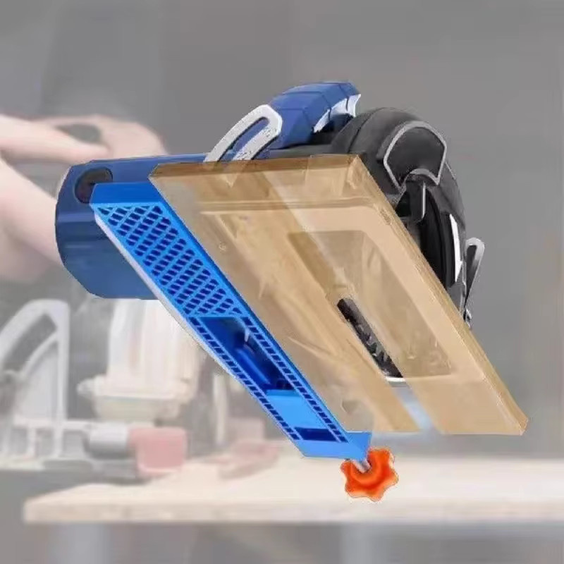 JUSTINLAU Kreissäge Fräsen Positionierungsklemmen mit einstellbarem Guide und Zwei-Wege-Reverse-Schnalle in Blau - Bild 4