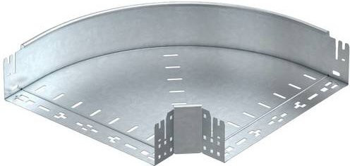 OBO Bettermann Bogen aus Metall in Silber, Breite: 40 cm, Höhe: 11 cm - Bild 1