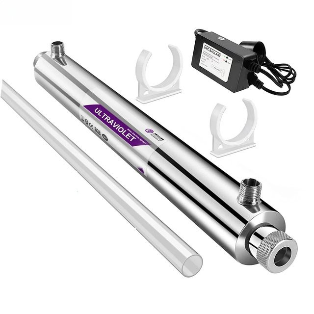 YANKE LED-UV-Wassersterilisator für Untertisch-Wasserfilter und RO-Reinigungssysteme, quecksilberfrei und rostfrei - Bild 1
