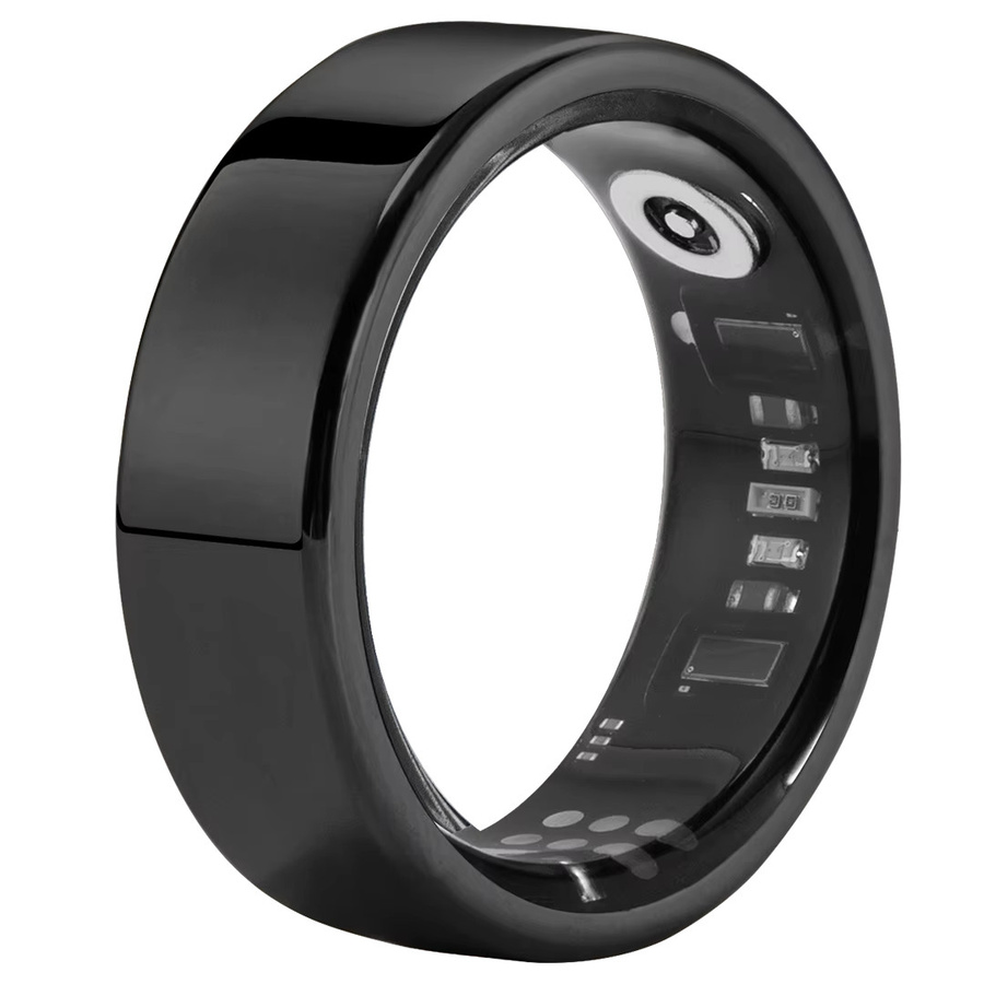 Amovan Nova Smart Ring Unisex in Schwarz mit GPS, Herzfrequenz-, Blutsauerstoff-, Schlaf- und Temperaturüberwachung - Bild 4