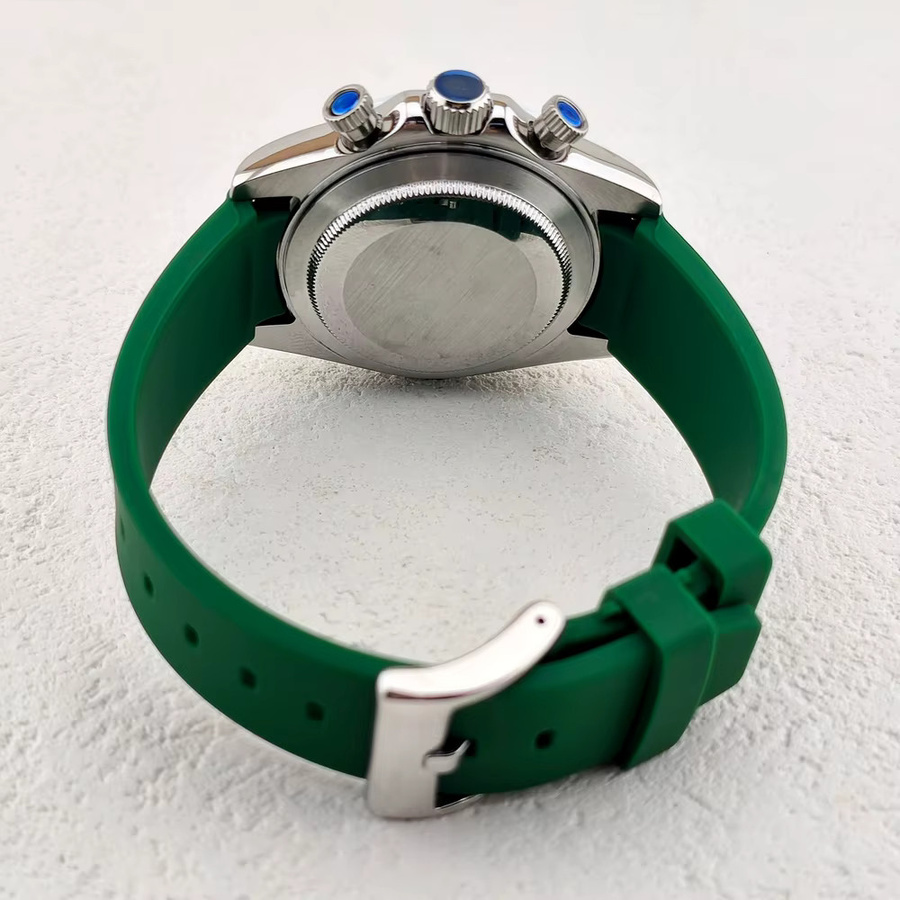 OUMASHI Uhrengehäuse Edelstahl, 39 mm, Chronograph, Keramiklünette, Saphirglas - Bild 3