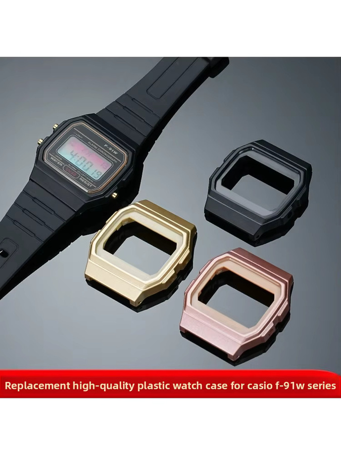 Casio Uhrenarmband Mod Kit, Harz, Schwarz, Gold, Rose, Uhrenzubehör - Bild 7