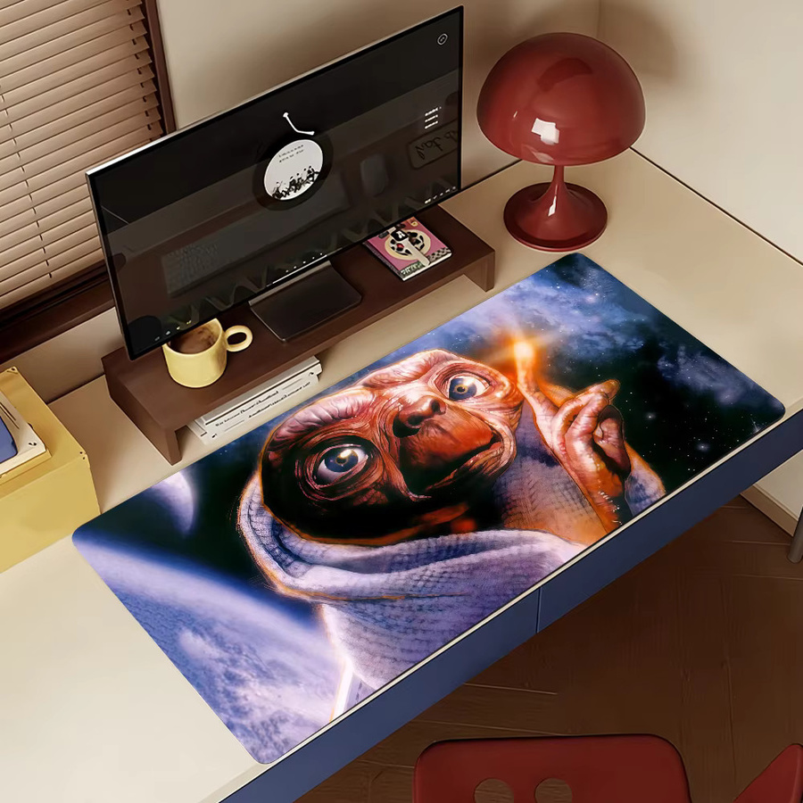E-E.T The E-ExtraS T-Terrestrial Mauspad in Multicolour, rutschfeste Schreibtischunterlage aus Gummi für Gamer und Büro - Bild 4