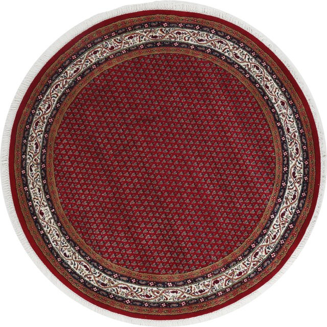 Runder Wollteppich theko MIR 7/52 in Rot, Durchmesser: 200 cm - Bild 1