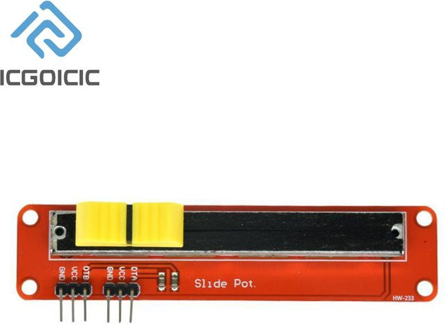 Schiebepotentiometer 10K Linearmodul mit Dual Output für Arduino Electronic Block - Bild 1