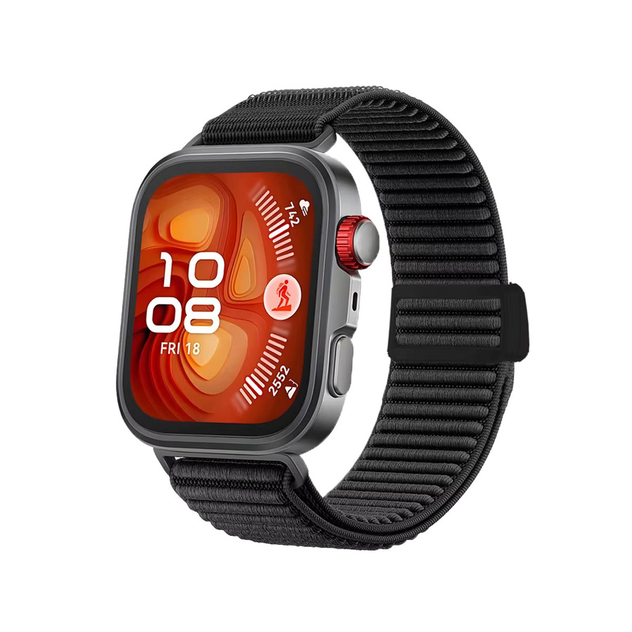Huawei Uhrenarmband Nylon, Schwarz, Unisex - Bild 3