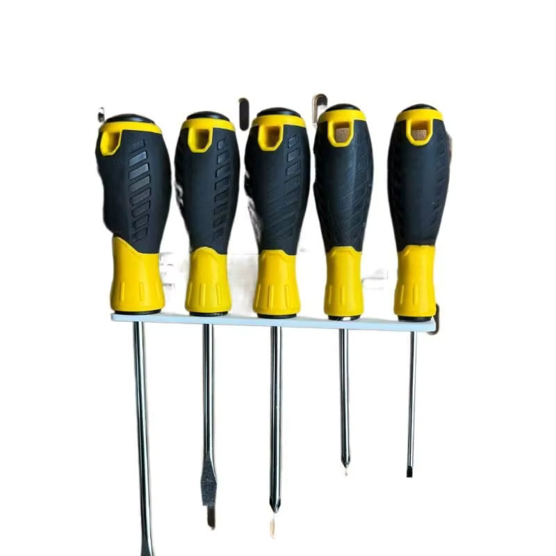 Schraubendreher-Halterung für Skadis Pegboard zur Wandmontage als Werkzeugorganizer für Werkstatt und Garage in Schwarz oder Weiß - Bild 3
