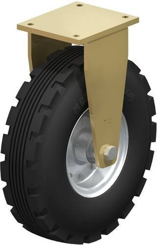Blickle Bockrolle BS-PS 536K in Schwarz/Mehrfarbig mit 536 mm Rad-Durchmesser und 1300 kg Tragfähigkeit - Bild 1