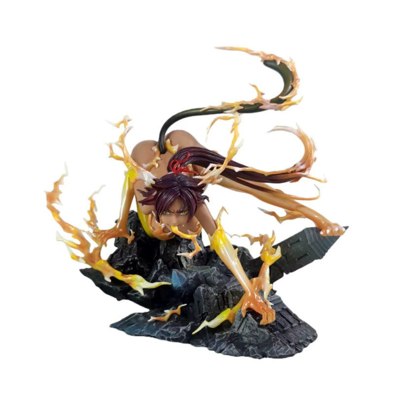 Bandai Bleach Shihouin Yoruichi Katzenmädchen-Figur, Actionfigur, 25cm - Bild 2