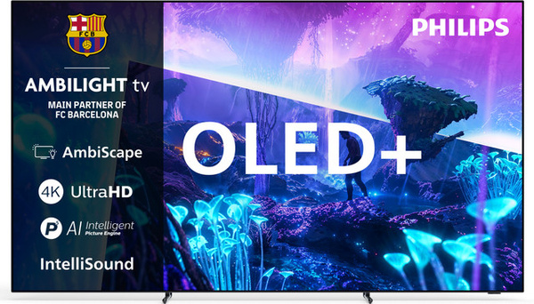 Philips 65OLED951 OLED TV 4K UHD in Schwarz mit Wi-Fi und Bluetooth