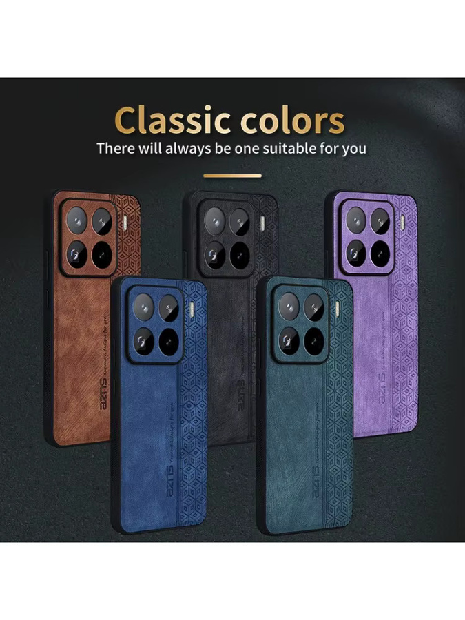 Personalisierte Retro-Schutzhülle aus weichem Leder für Xiaomi 17T, 15T Pro und 17Ultra in Lila - Bild 4