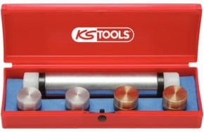KS Tools Lager-Eintreiber-Satz Ø 25 mm, 7-teilig, rot - Bild 1