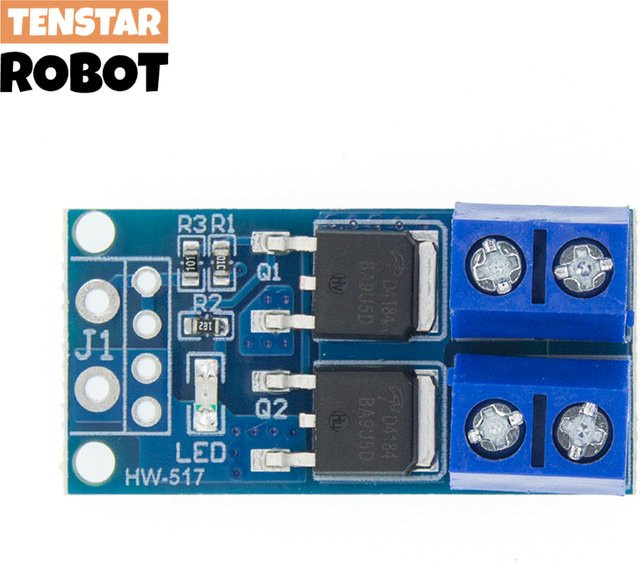 TENSTAR ROBOT MOSFET Triggerschalter Antriebsmodul PWM Regler 15A 400W Blau - Bild 1