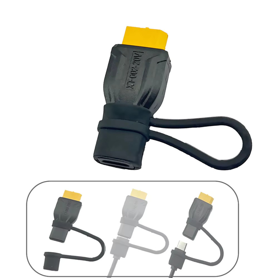 Toolkitrc USB-C auf XT60 Buchsenadapter in Schwarz, 100 W, 20 V/5 A für Energiespeicher und Stromversorgung im Freien - Bild 6