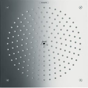 Hansgrohe Raindance EcoSmart Kopfbrause in Chrom mit Regenstrahl und Anti-Kalk-Funktion, B/B: 26,0 x 26,0 cm - Bild 1