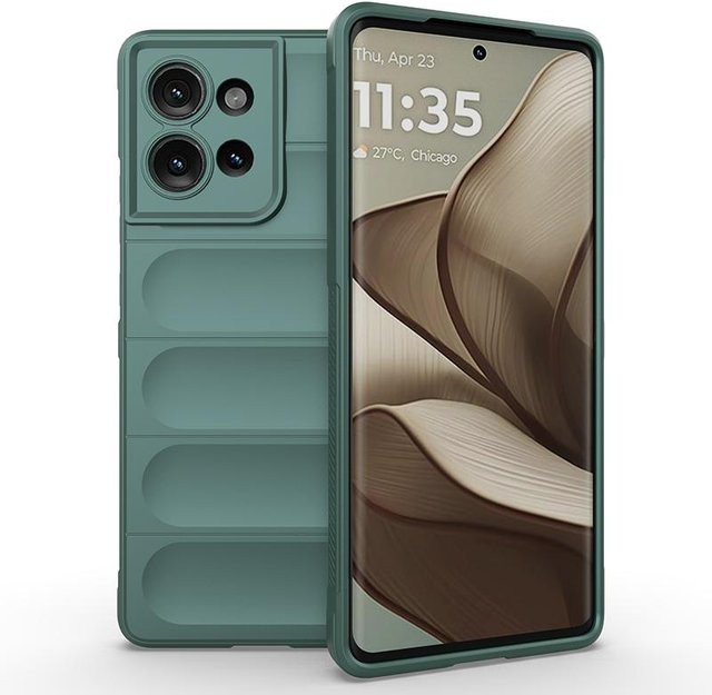 Stoßfeste 360° Airbag Rundum-Hülle für Motorola Edge 50 Neo, Edge 50 Pro, Edge 50 Fusion und Edge 50 in Grün - Bild 1