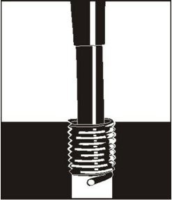 Völkel V-COIL Gewindeeinsatz M2x0,4-2,0D aus Edelstahl in Silber - Bild 1