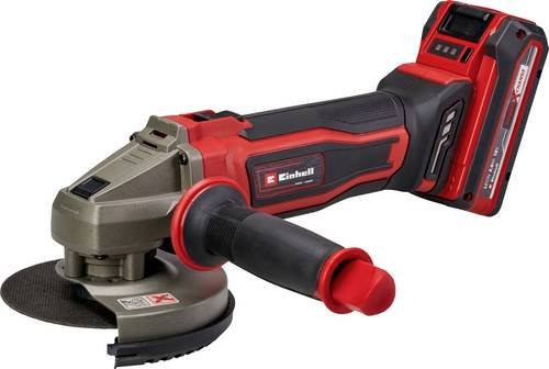 Einhell Power X-Change Akku-Winkelschleifer TE-AG 18/125-2 Li Kit 18V mit 4,0 Ah Akku und Ladegerät, Schwarz - Bild 1