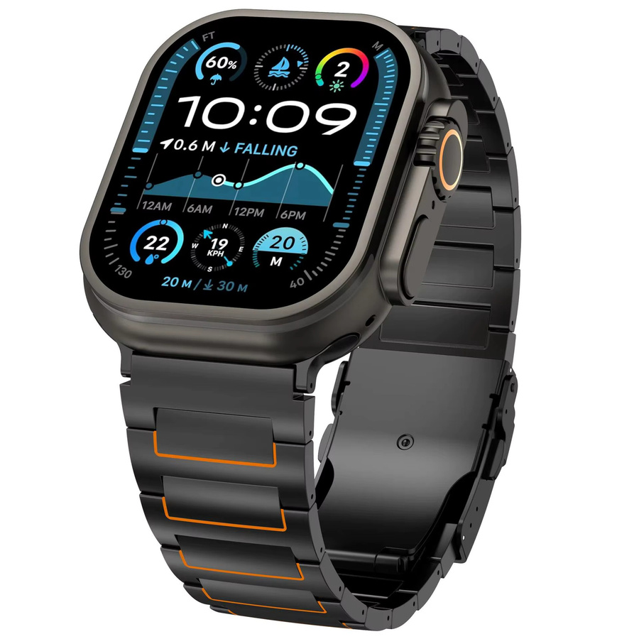Uhrenarmband Titan, Schwarz, Unisex - Bild 2