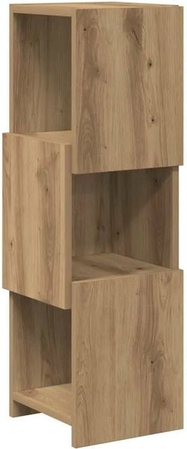 vidaXL Eckschrank Artisan-Eiche in Braun aus Holzwerkstoff, B/T/H: 25,5 x 25,5 x 80 cm - Bild 1