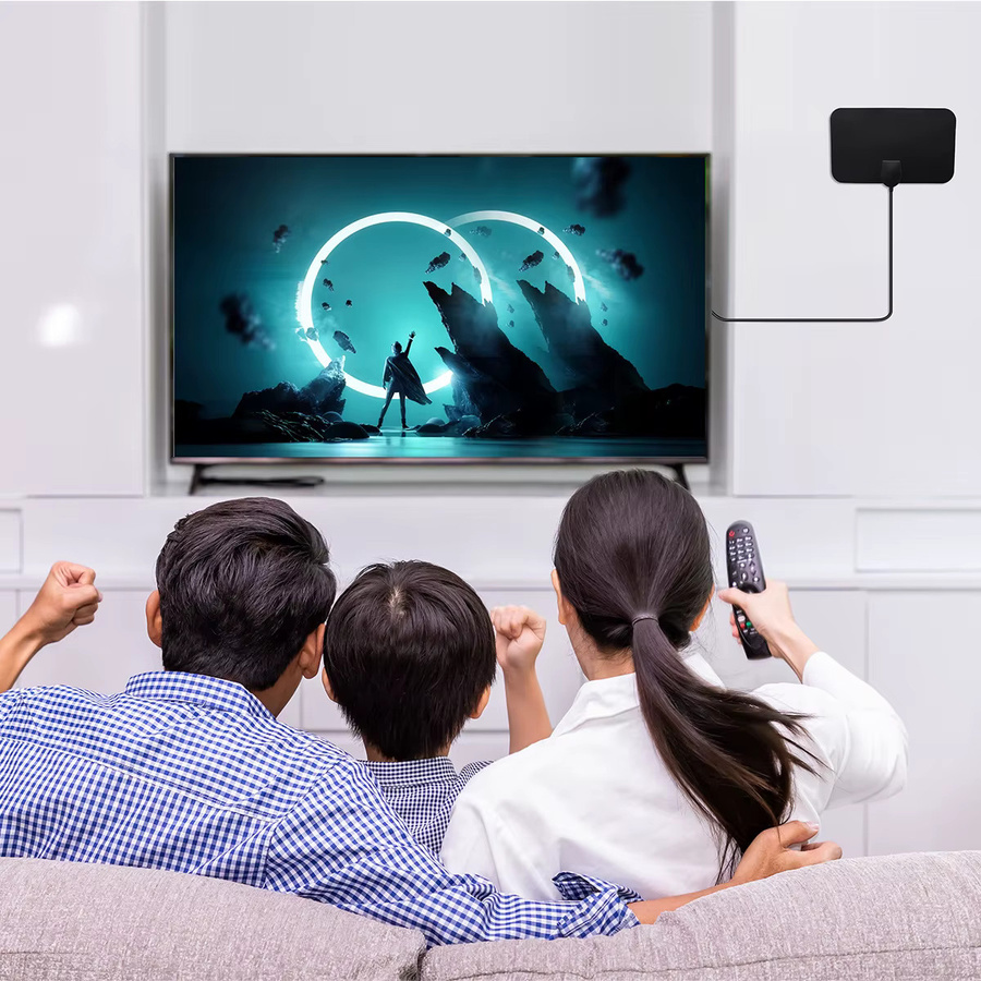 YUNYINMING Digitale Indoor-TV-Antenne für HD und DVB-T in Schwarz - Bild 3