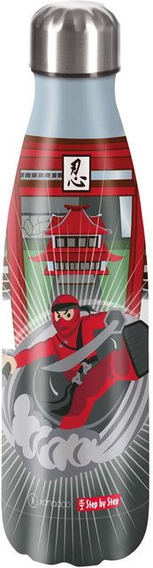 Step by Step Schulzubehör Isolierte Edelstahl-Trinkflasche Xanadoo Ninja Yuma, Multicolour, 500ml - Bild 1