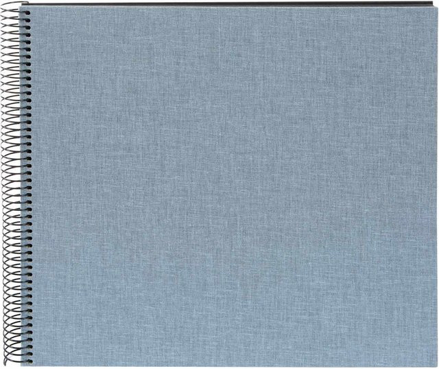 goldbuch Spiralalbum in Blaugrau mit 40 schwarzen Seiten, Maße: 30 x 35 cm - Bild 1