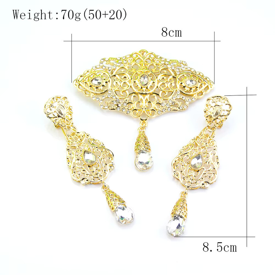 sunspice ms. Ohrring Set, Gold, Kristall, Damen - Bild 2