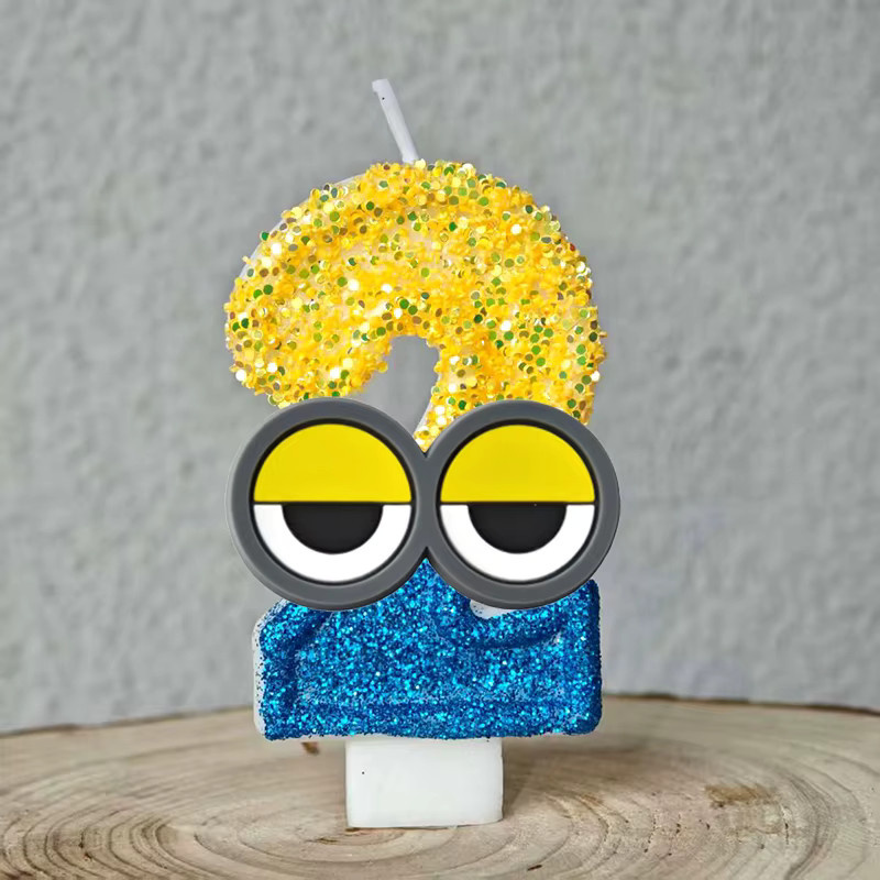 Gelbe Bananenmann-Keramikfigur von Potdemiel als Kuchendekoration für Kindergeburtstage und Partys - Bild 2