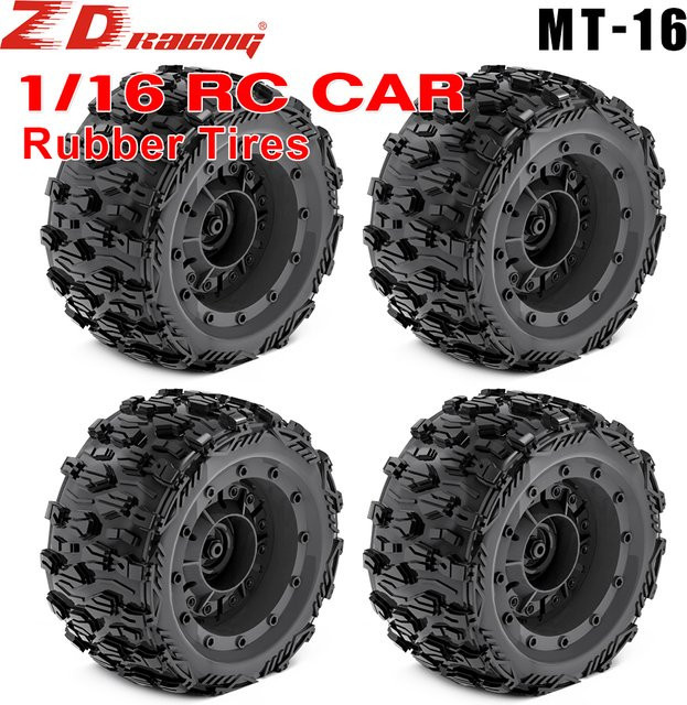 ZD Racing 4-teiliges Set Gummireifen, 1:16, Radteile - Bild 1