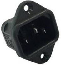 Bulgin PX0579/63 Kaltgeräte-Steckverbinder in Schwarz - Bild 1