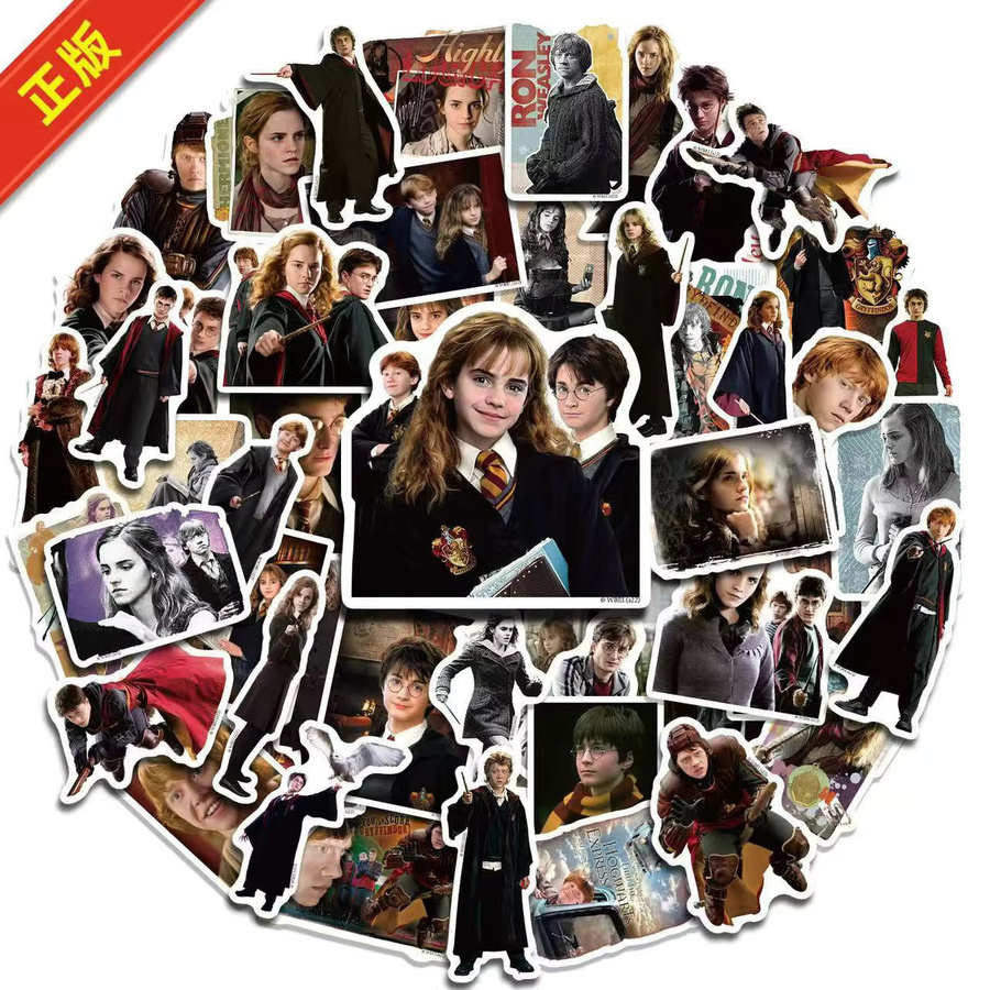Warner Bros. Harry Potter Wasserfeste Aufkleber, 50-teiliges Set, multicolour - Bild 6