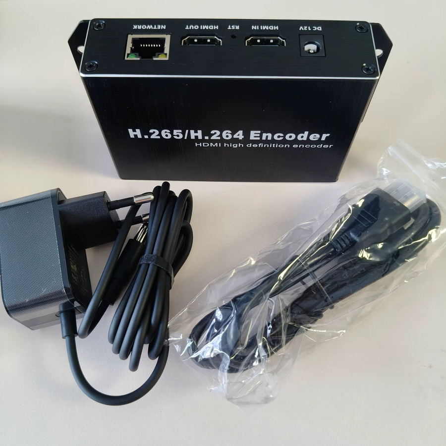 Tuoying HD-zu-IP-Encoder mit H.265 H.264 HEVC für IPTV und NVR-Aufnahme, Satellite Receiver in Schwarz oder Weiß - Bild 5
