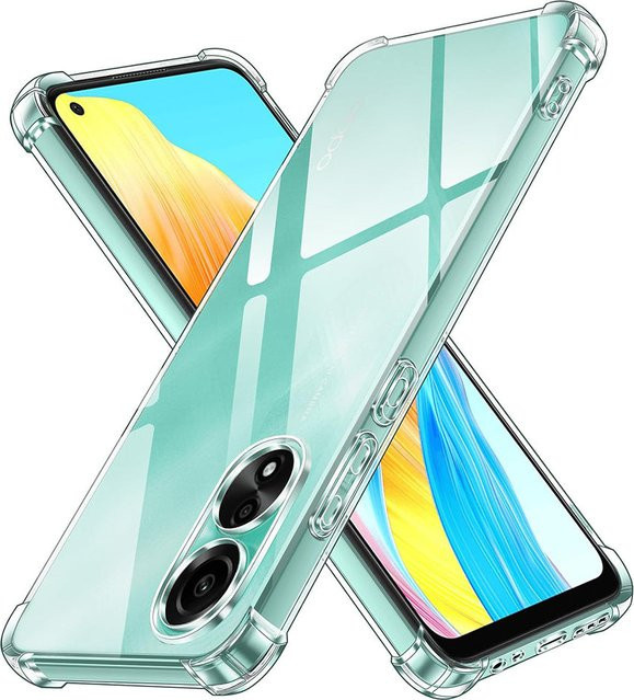 Techsuit Stoßfeste Handyhülle für Oppo A78 4G in Transparent - Bild 1