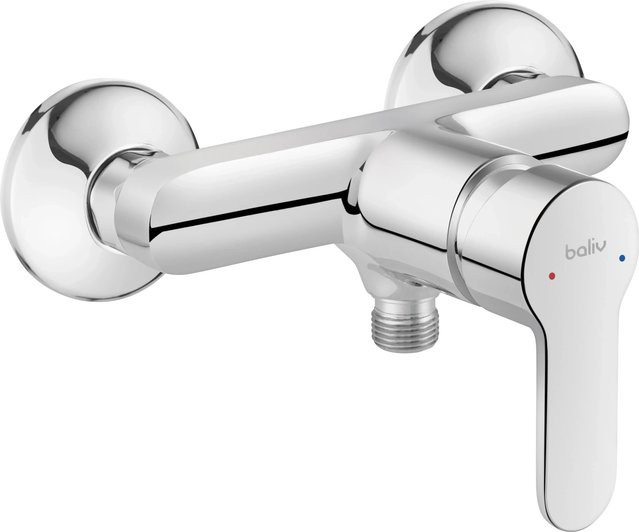 baliv Duscharmatur DU-5890 Chrom, B/T/H: 21,5 x 13,0 x 11,5 cm - Bild 1