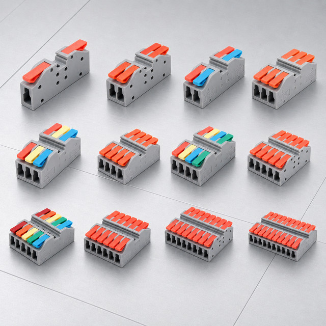 YJCAL Universelle kompakte Push-in Kabelverbinder für schnelle elektrische Verbindungen - Bild 1