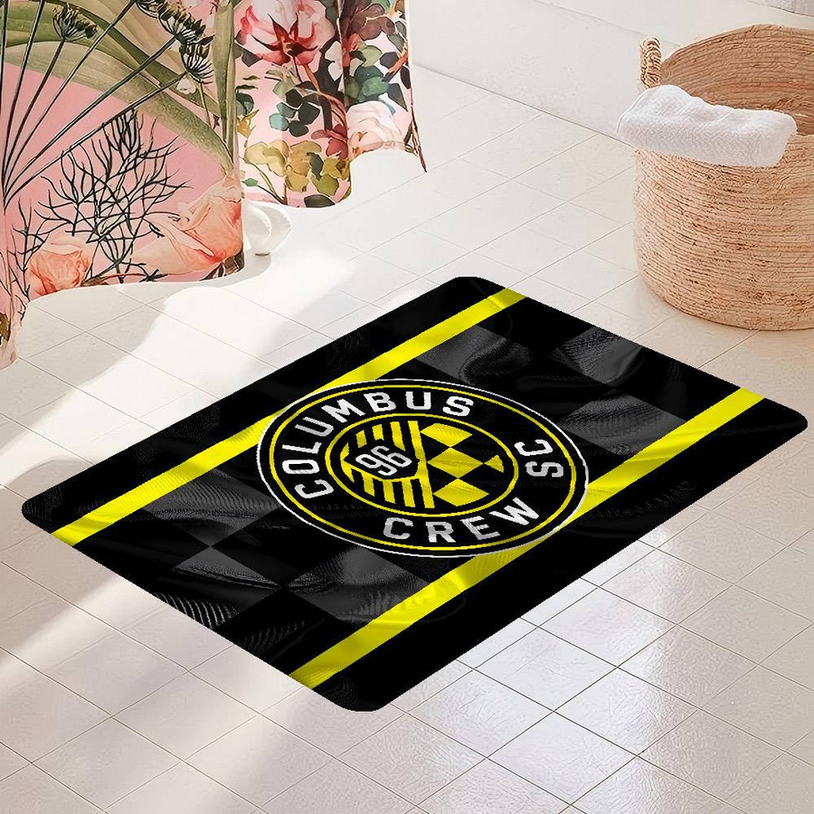 Karpetti C-Columbus Crew SC Badezimmermatte rutschfest und wasserabsorbierend, B/T: 60 x 40 cm - Bild 3