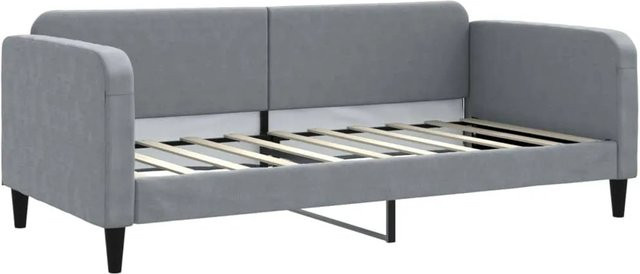 vidaXL Tagesbett Hellgrau B/T/H: 190 x 90 x 75 cm - Bild 1