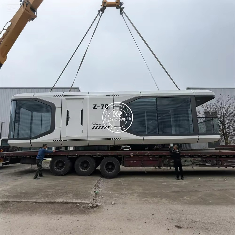 ZZREALLY Luxuriöses Kapselhaus in Weiß – Modernes 40ft Container Capsule Home für Resorts und Villen - Bild 2