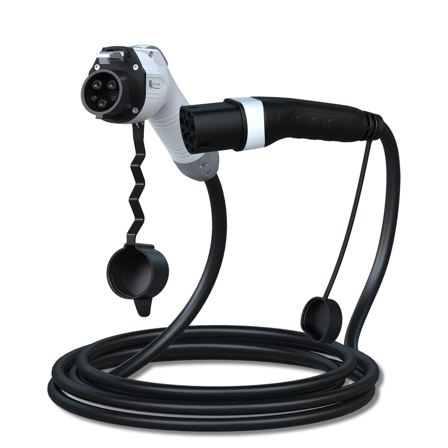 Feyree EV-Ladekabel Typ1 auf Typ2 für Elektroautos, 7KW 32A 1-phasig, 5m Länge - Bild 6