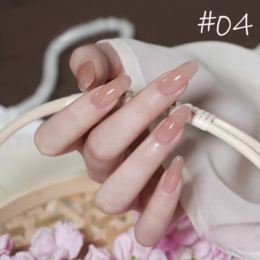 SHAKA Ice Gel-Nagellack, Nude Pink, Glänzend - Bild 5