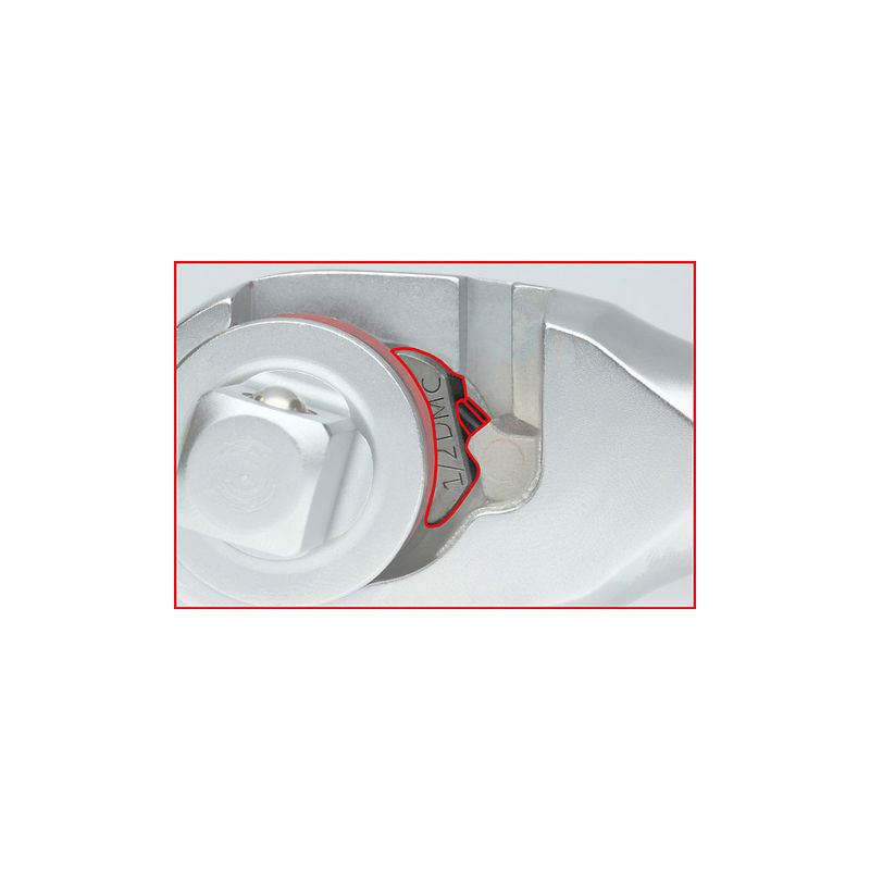 KS Tools Monster Umschaltknarre 1/2 Zoll aus Chrom-Vanadium in Silber - Bild 2