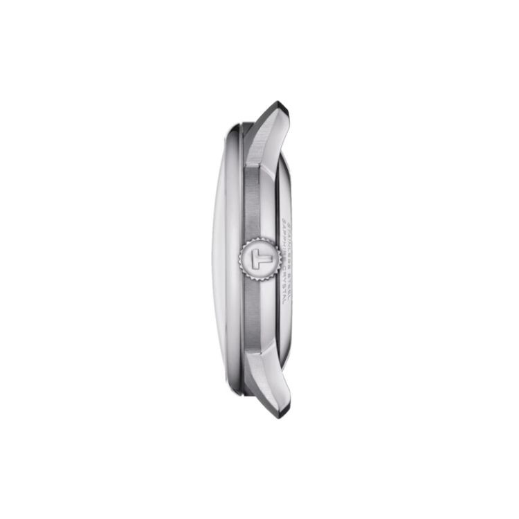 Tissot Armbanduhr Automatik, Edelstahlgehäuse, Blau, Lederarmband, 39 mm, Herren - Bild 2