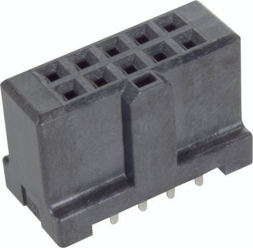 HARTING Federleiste 09195106824 aus Messing in Schwarz mit 2 Reihen - Bild 1