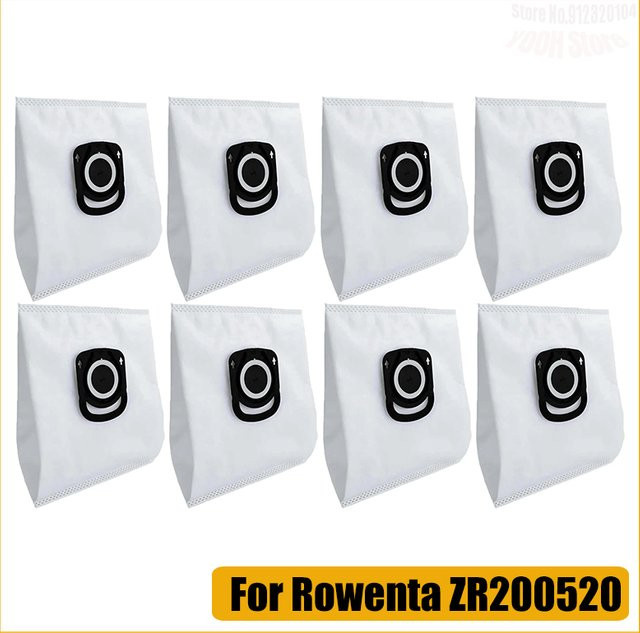 Rowenta Hochfiltrations-Staubbeutel für Silence Force 4A Staubsauger, kompatibel mit ZR 200540 und ZR 200720, Farbe Weiß - Bild 1