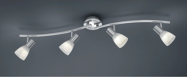 Trio LED-Spot Levisto 4er-Set in Nickel matt, verstellbar, warmweiß - Bild 1