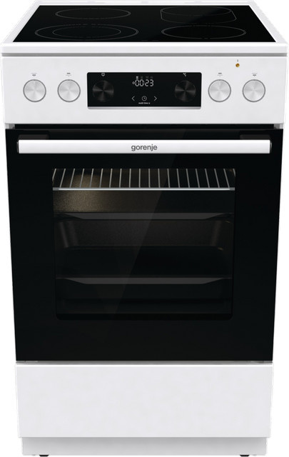Gorenje Elektroherd GECS5C60WPA mit Glaskeramikfeld in Weiß - Bild 2