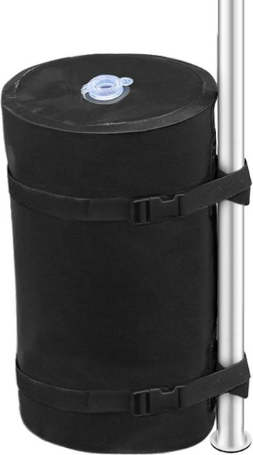 TOMTOP JMS Wassergewichte für Camping Baldachin, Beingewichte als Wasserfüllbeutel aus PVC, Schwarz, 20 l - Bild 1