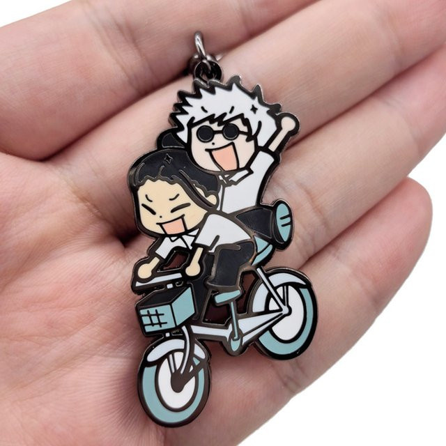 YUMEI Halskette, Anime Jujutsu Kaisen, Gojo Satoru Geto Suguru, Bunt, Silber, Unisex - Bild 1