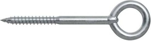 Fischer Ösenschraube aus verzinktem Stahl in Silber, Durchmesser: 22 mm, Länge: 120 mm, 20 Stück - Bild 1